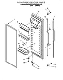 Refrigerator door