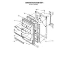 Whirlpool ET18HKXSW07 refrigerator door diagram