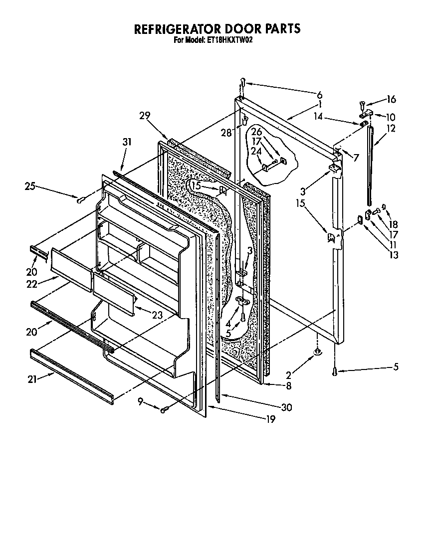 REFRIGERATOR DOOR