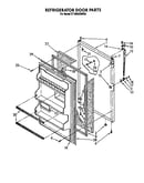 Refrigerator door