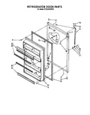 Refrigerator door