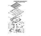 Whirlpool ET14JKXWN00 compartment separator diagram