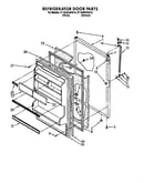 Refrigerator door