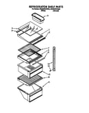 Refrigerator shelf