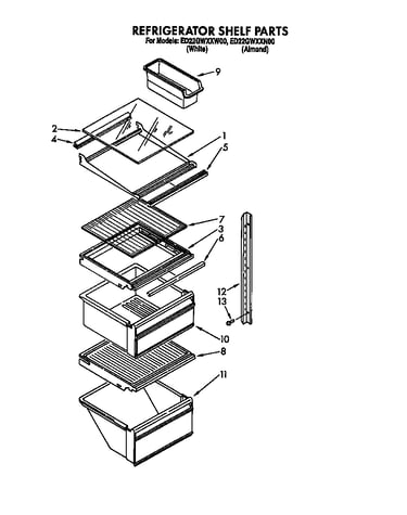 Refrigerator shelf