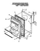 Refrigerator door