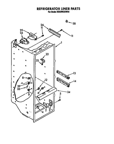 Refrigerator liner