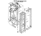 Whirlpool ED22MM1LWR1 breaker and partition diagram