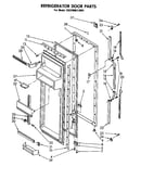 Refrigerator door