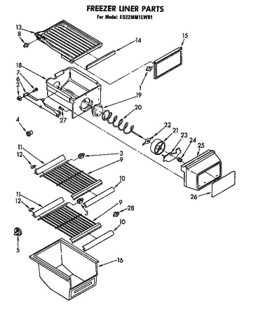Freezer liner