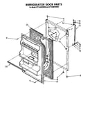 Refrigerator door