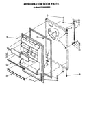 Refrigerator door