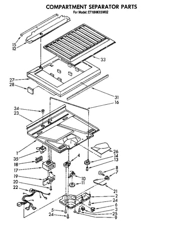 Compartment separator