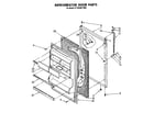 Whirlpool ET18HMXTM00 refrigerator door diagram