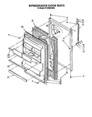 Refrigerator door