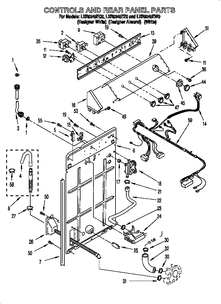 CONTROLS AND REAR PANEL
