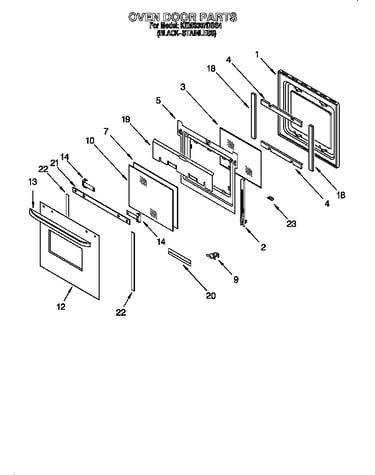 Oven door