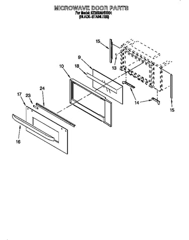 Microwave door