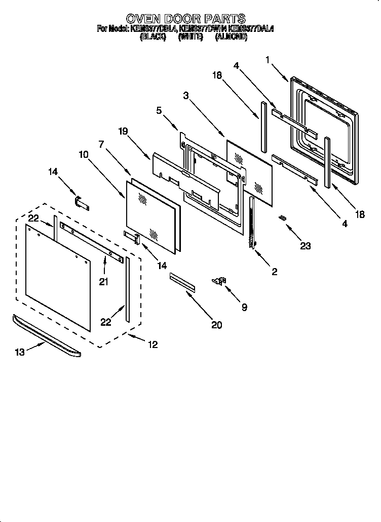Oven door