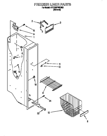 Freezer liner