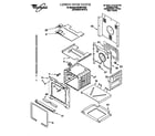 Whirlpool RBD307PDQ4 lower oven diagram
