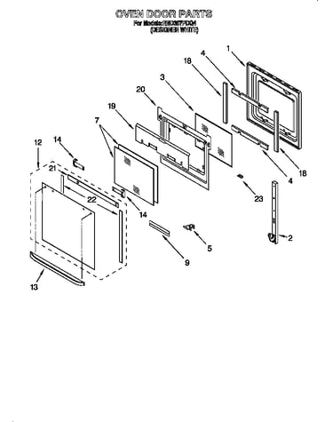 Oven door