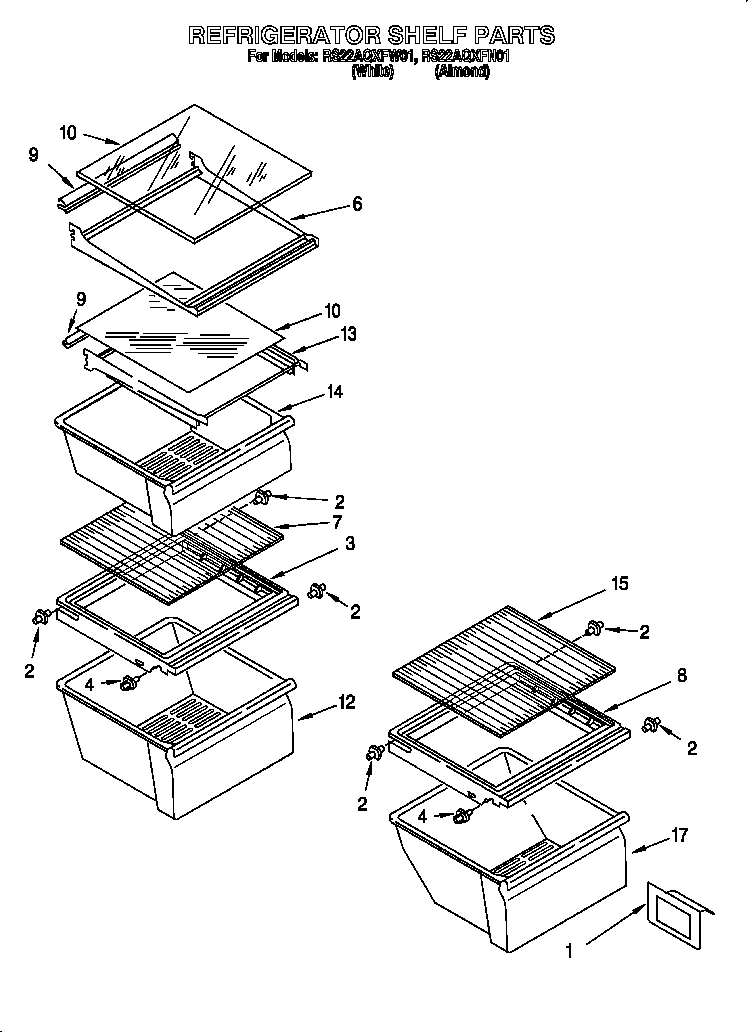 Refrigerator shelf