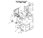 Whirlpool 3VED23DQEW01 dispenser front diagram