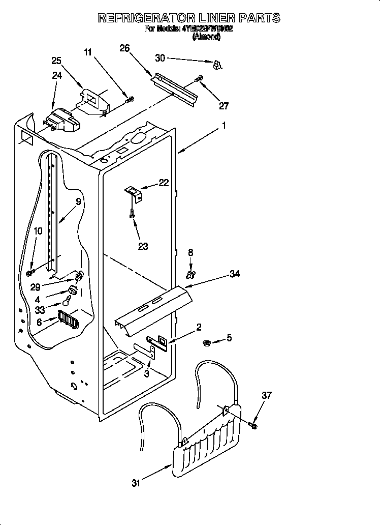 Refrigerator liner