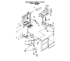 Whirlpool 4YED22PWDN02 dispenser front diagram