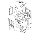 Whirlpool FES364EW0 chassis diagram