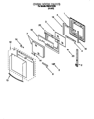 Oven door