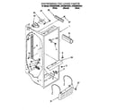 Whirlpool 3VED29DQEW01 refrigerator liner diagram