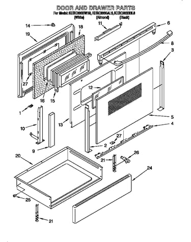 Door and drawer