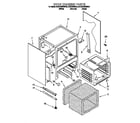KitchenAid KESC300BAL8 oven chassis diagram