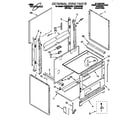 Whirlpool RF3010XVW2 external oven diagram