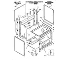 Whirlpool RF3010XVW3 external oven diagram