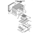 Whirlpool RF3010XVW3 internal oven diagram