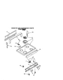Cooktop and backguard