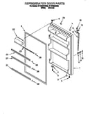 Refrigerator door
