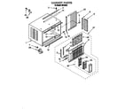 Whirlpool RE123A2 cabinet diagram