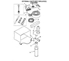 Whirlpool RH123A2 optional parts (not included) diagram