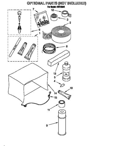 Optional parts (not included)