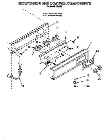 Escutcheon and control components