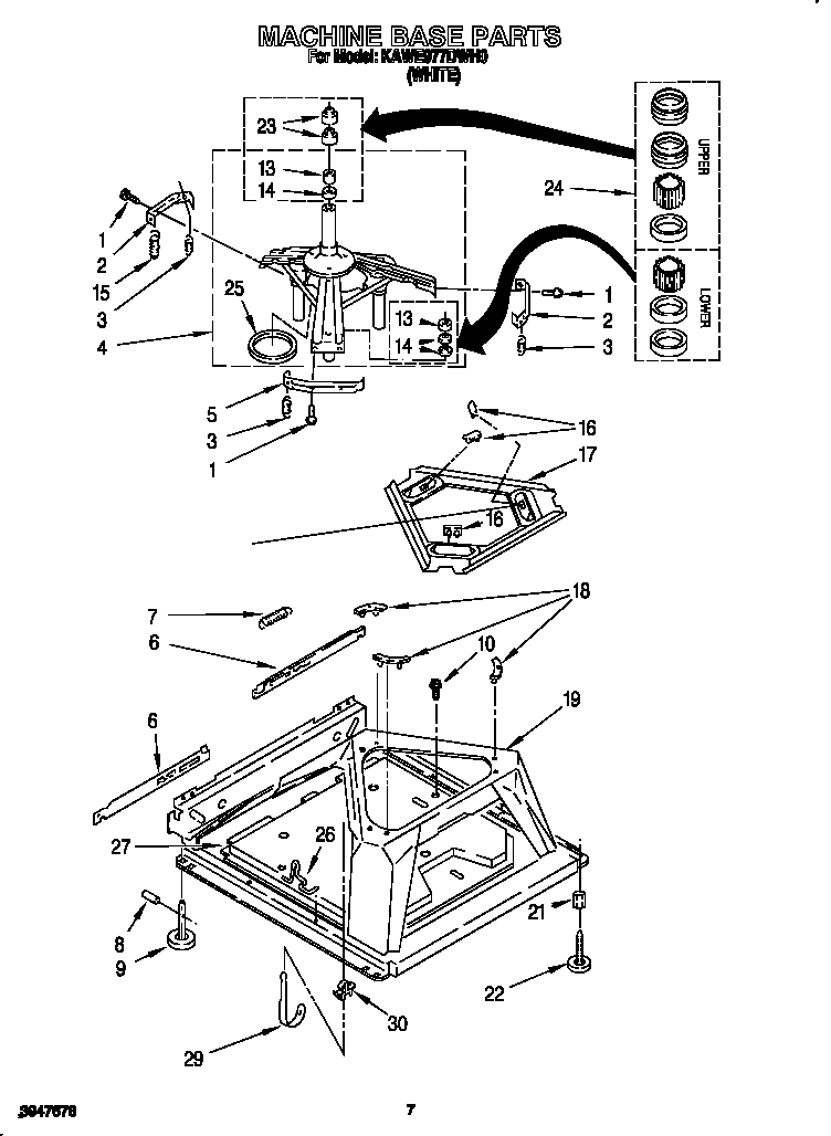 Machine base