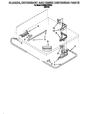 Bleach, detergent and rinse dispenser