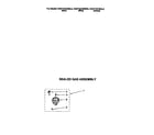 KitchenAid KDDT207BWH9 sealed gas assembly diagram