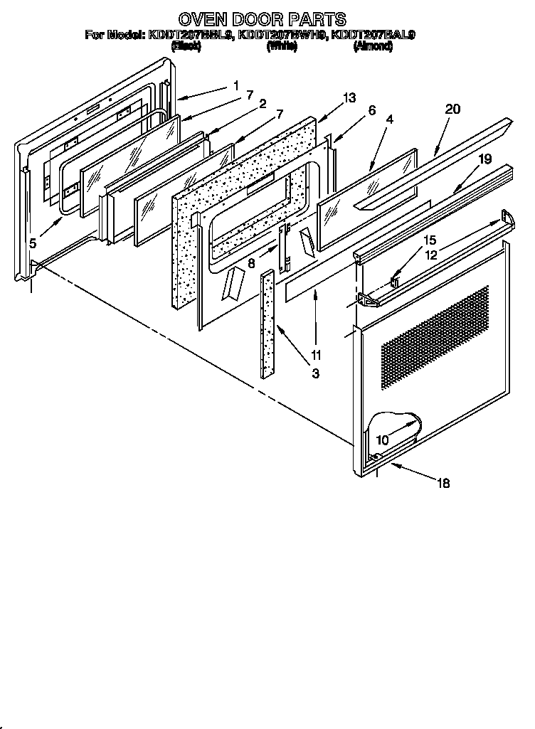 Oven door