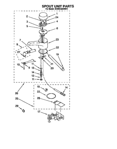 Spout unit