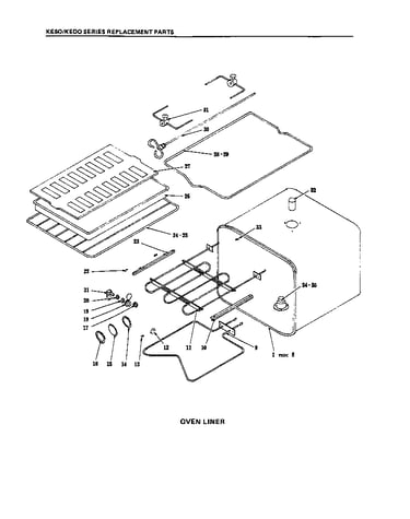 Oven liner